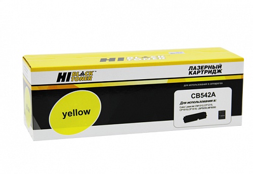 Картридж совместимый HP CB542A/Canon 716Y Yellow (1400k) Hi-Black Toner