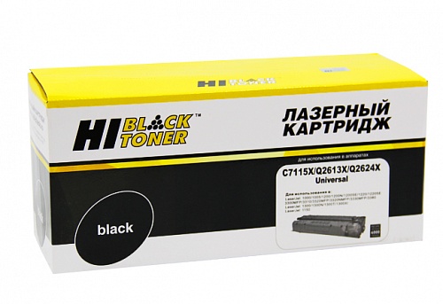 Картридж совместимый HP C7115X/Q2624X/Q2613X (4000k) Hi-Black Toner
